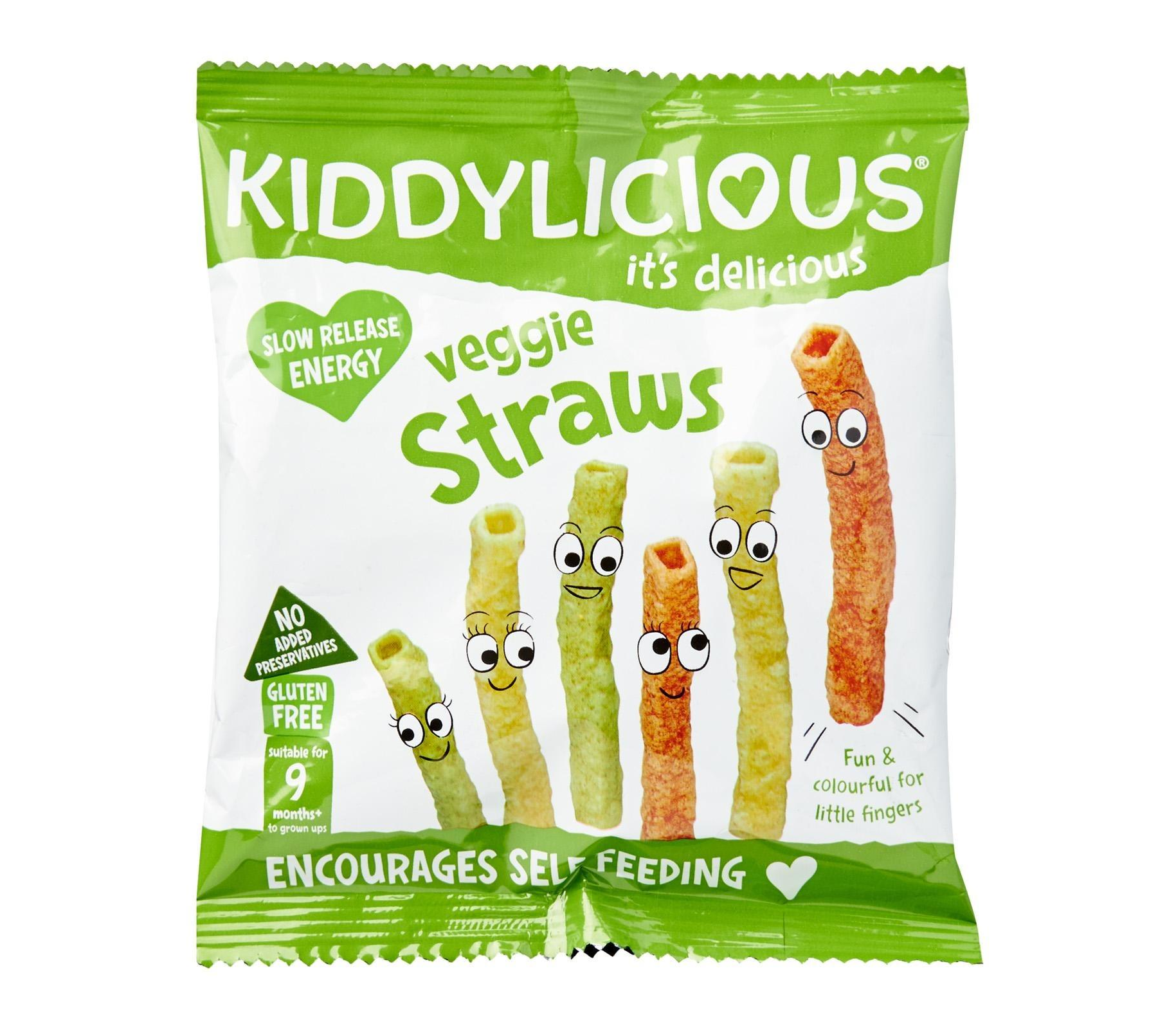 Kiddylicious Veggie Straws 12g | Baby Toddler Snacks Food