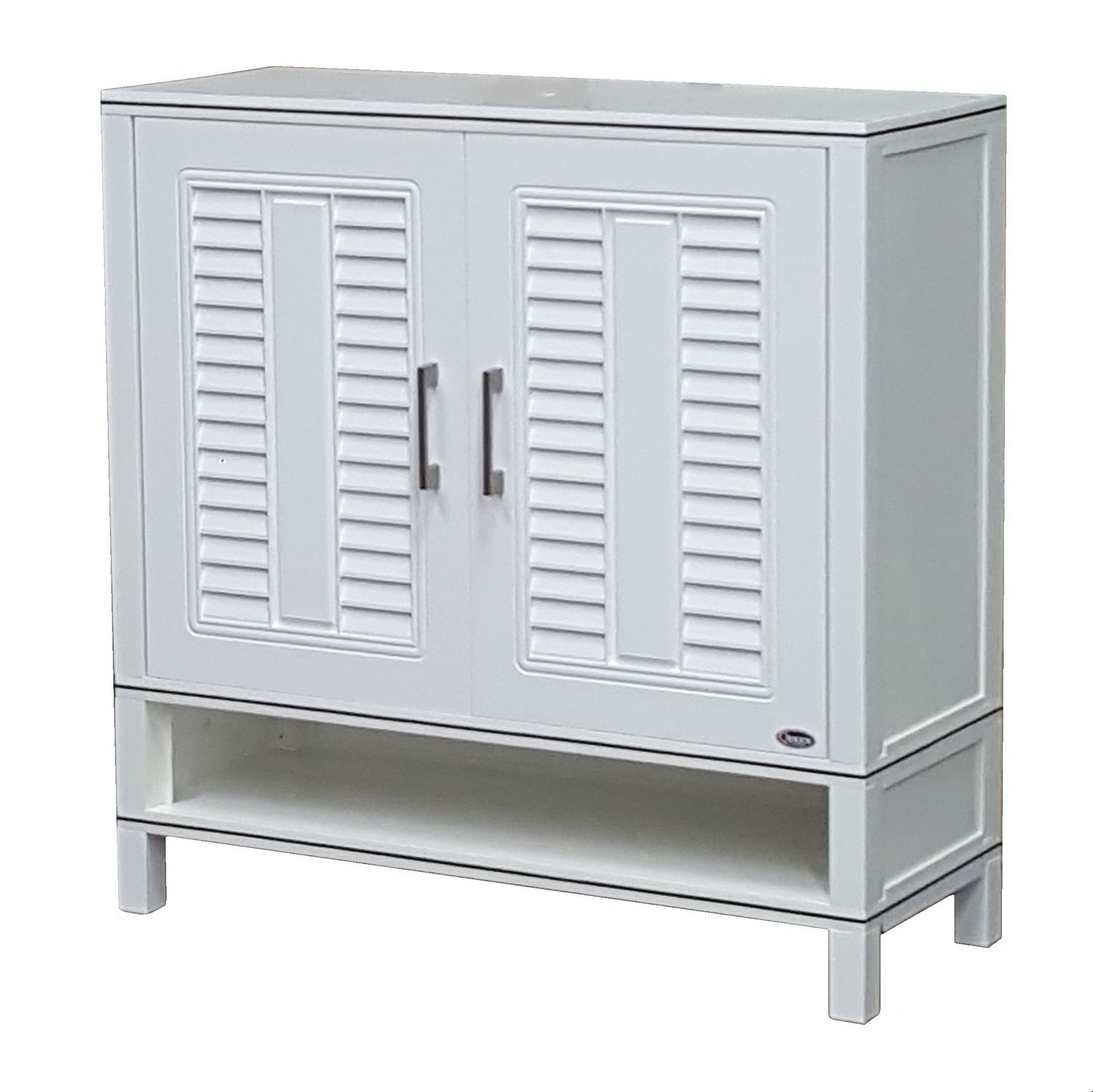 QUEEN SHOE 4-Tier 2-Ventilated Door Shoe Cabinet with Waterproof ABS Thermoplastic Material & Nano Coating (W88.5 x D34 x H88.5 cm)