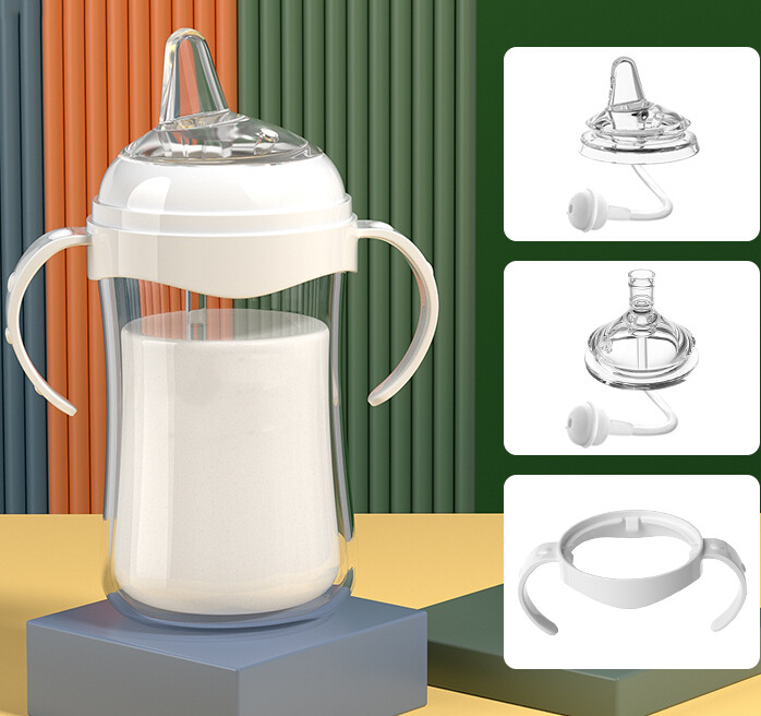 Sippy Cup Drink Straw Handle Ring Cover accessories  For Avent Natural Baby Bottle