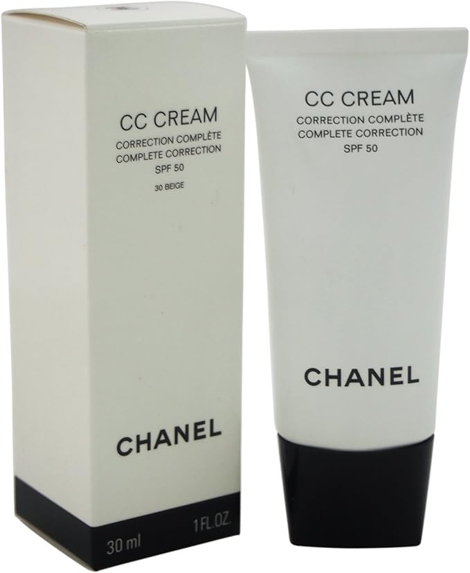 Chanel Cc Cream Complete Correction SPF 50# 30 Beige Makeup for Women, 1 Ounce